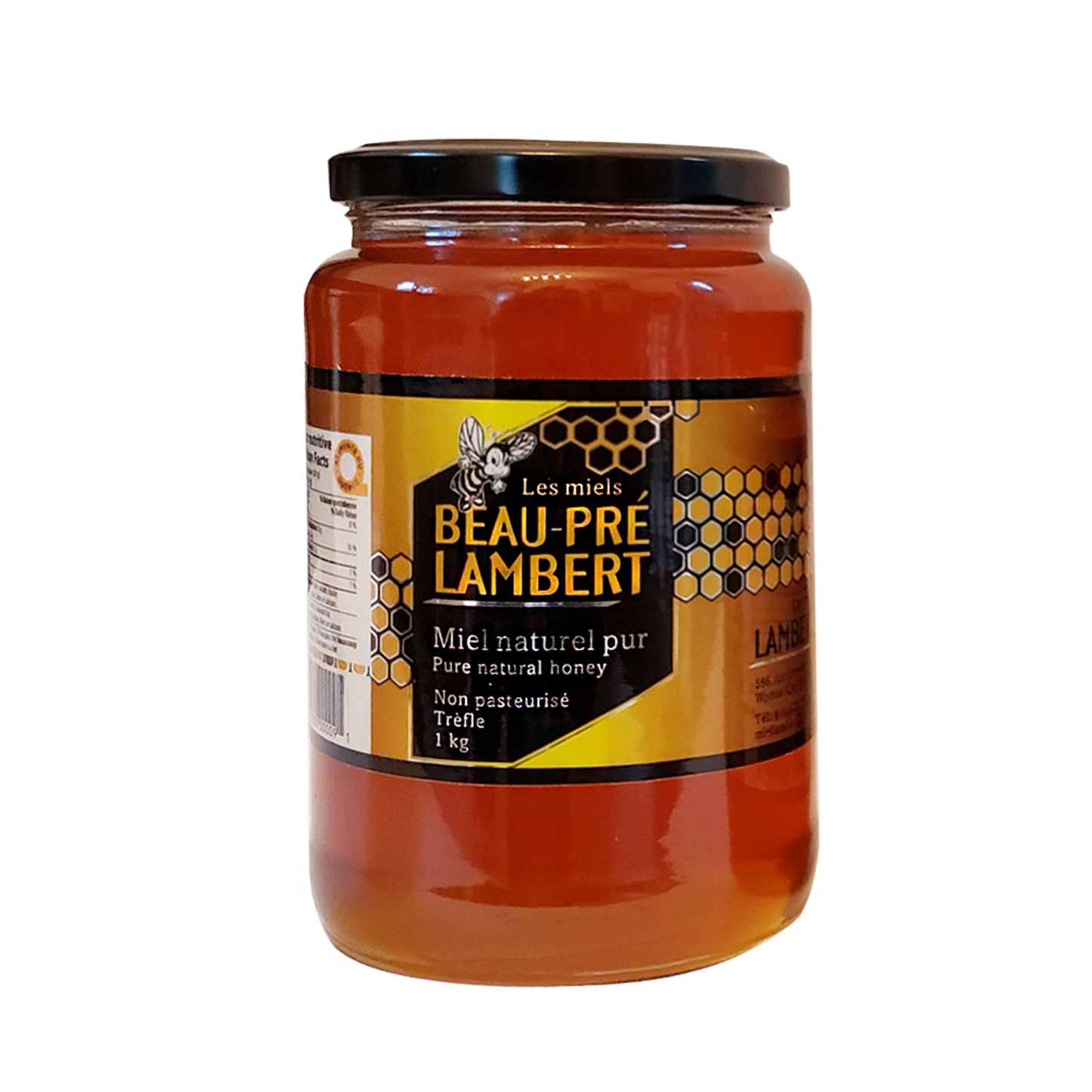 Le Capitaine raw unpasteurized wildflower honey, 1 kg
