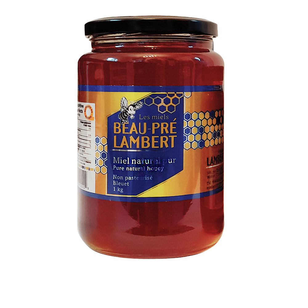 Le Capitaine raw unpasteurized blueberry honey, 1 kg