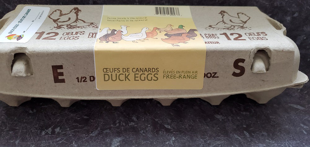12 x Duck Eggs Certified organic and Kosher