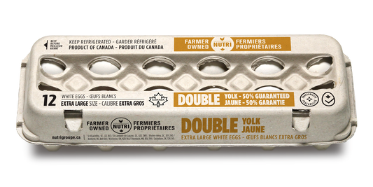 12 x Double Yolk Extra Large White Egg