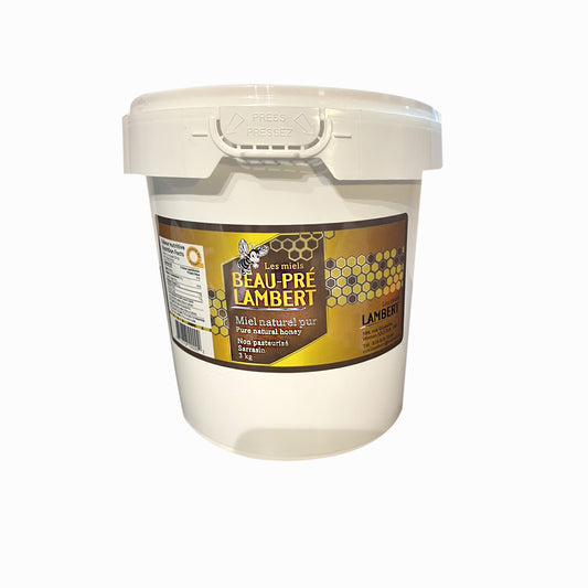 Pure Natural Honey Unpasteurized Buckwheat 3 Kg MK