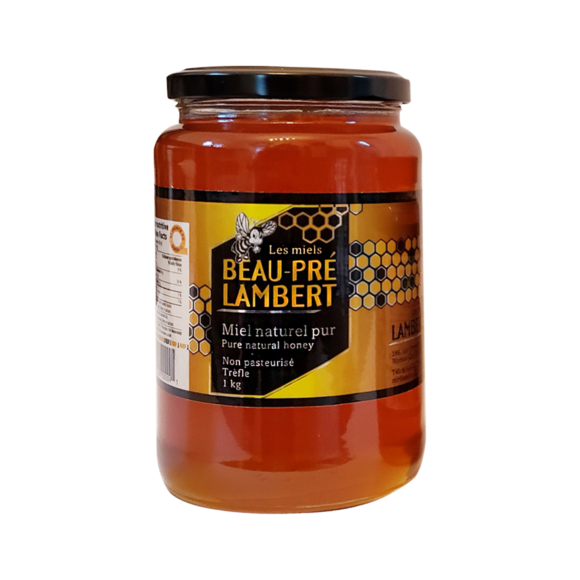 Le Capitaine raw unpasteurized clover honey, 1 kg