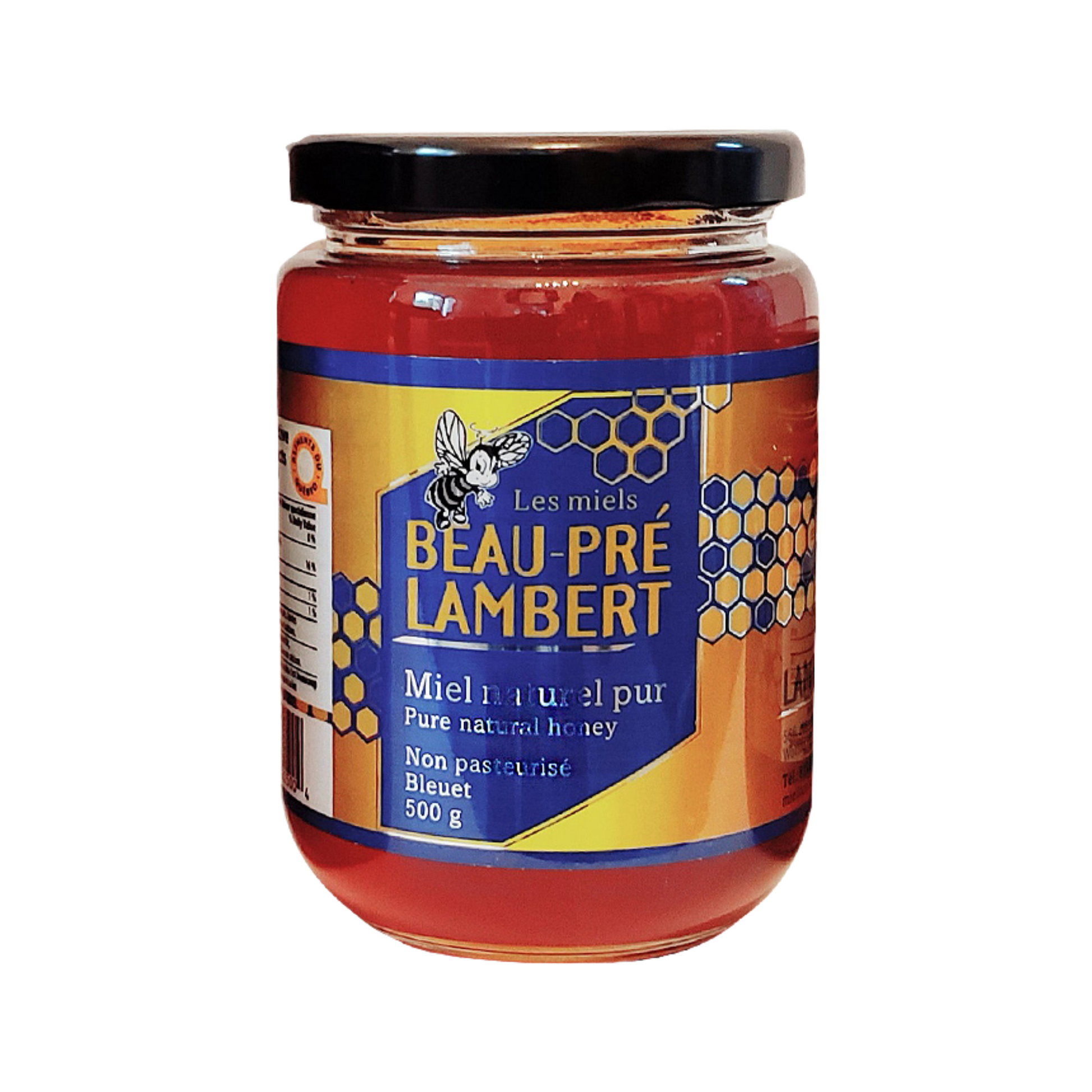 Le Capitaine raw unpasteurized blueberry honey, 500 g