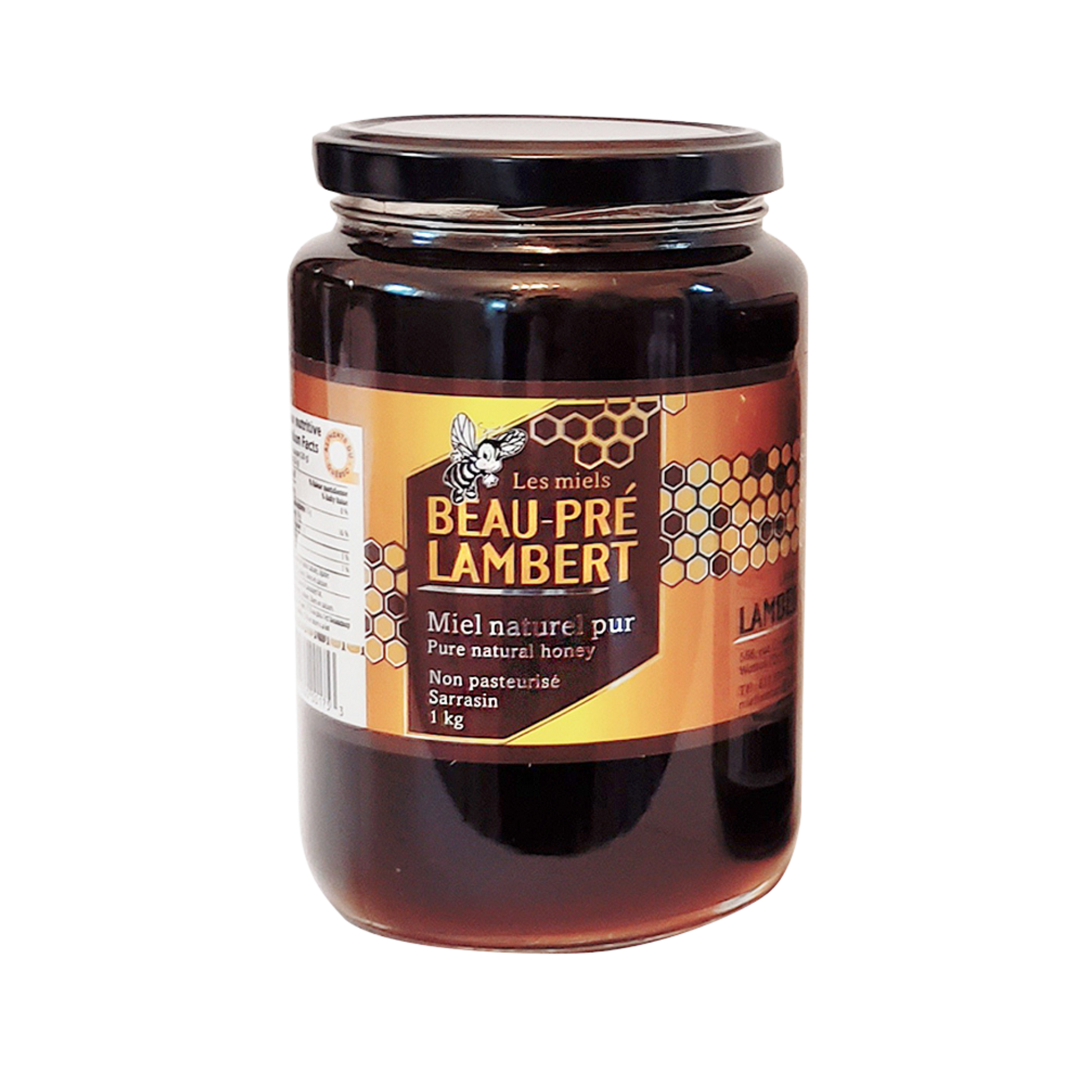 Le Capitaine raw unpasteurized buckwheat honey, 1 kg
