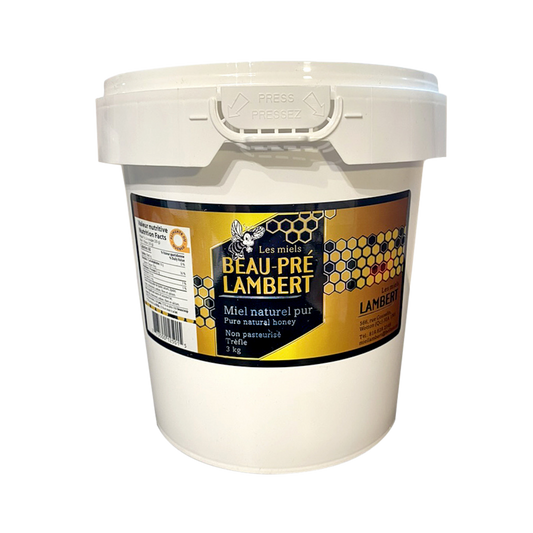 Pure Natural Honey Unpasteurized Clover 3 Kg