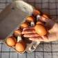 12 x Free Run Hens Large Brown Eggs
