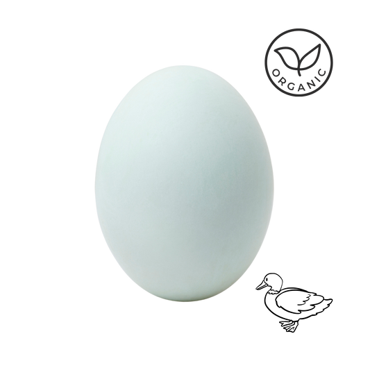Certified organic and kosher free-range duck egg from Le Capitaine
