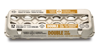 Le Capitaine double-yolk extra-large white eggs, dozen