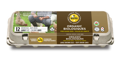 Le Capitaine certified organic large brown eggs, dozen