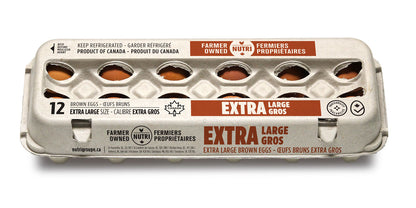 Le Capitaine extra-large brown eggs, dozen